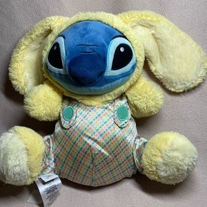 Disney Store Stitch Easter Bunny Stuffed Animal Plush